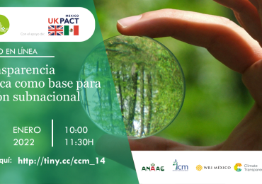 La transparencia climática como base para la acción subnacional